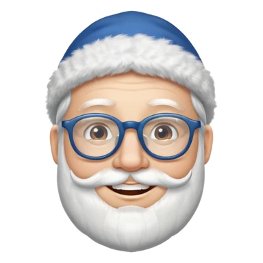 Father Frost WITH GLASSES sticker