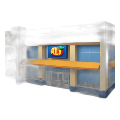 "Aldi" store sticker