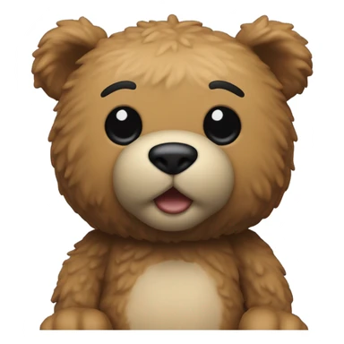 Funko pop of teddy bear sticker