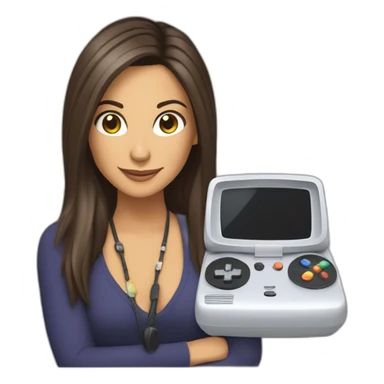 Ivete Sangalo playing video game console sticker