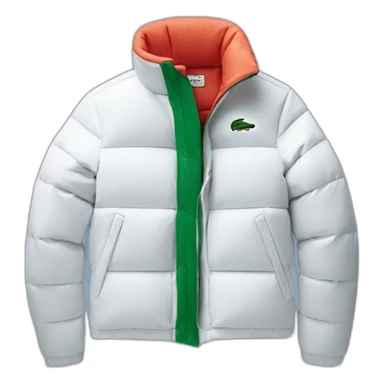 Lacoste puffer jacket sticker