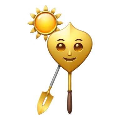 Spade suit under the sun sticker