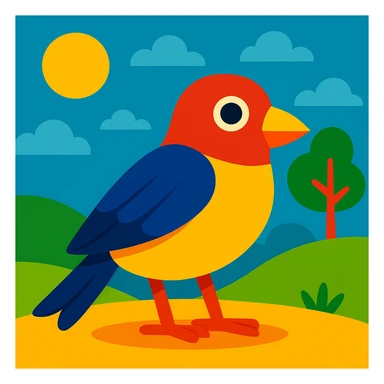 Bird sticker