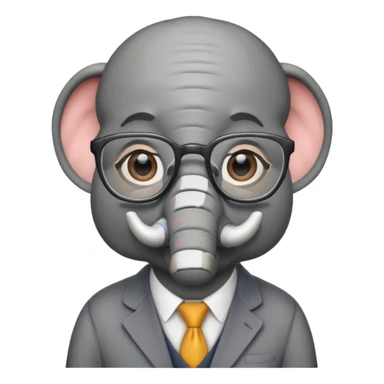 Une éléphante enseignante sticker