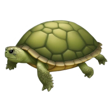 tortue embrasse macron sticker