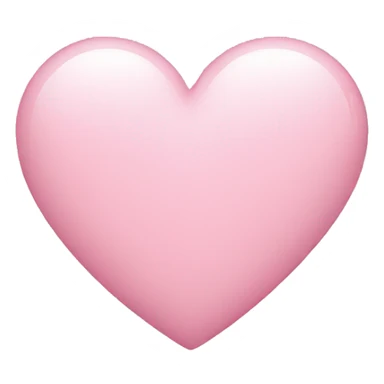 Light pink heart sticker