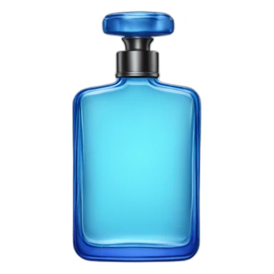 Cologne bottle blue  sticker