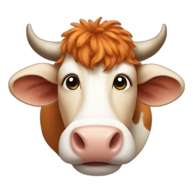 Ginger Cow sticker