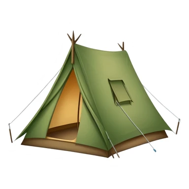 camping tent sticker
