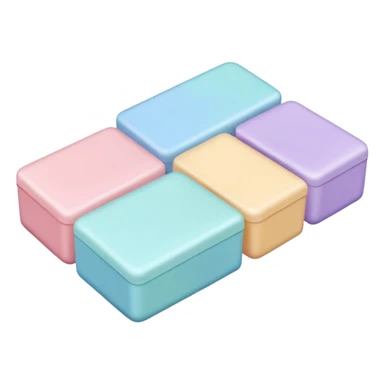 Pastel soap sticker