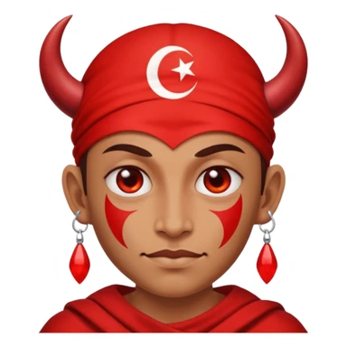 Emoji😈+🇹🇷 sticker