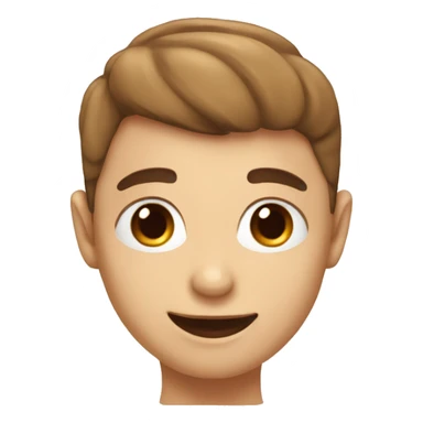 corazón crema sticker