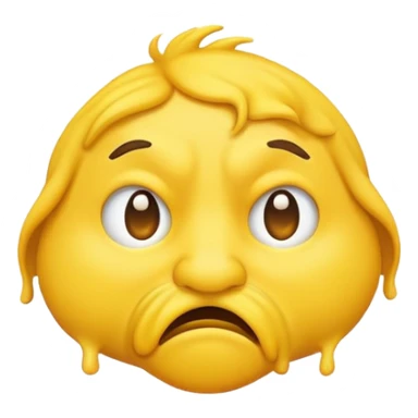 regular emoji with a scrunched nose sticker