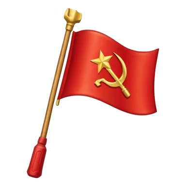 Communism flag  sticker