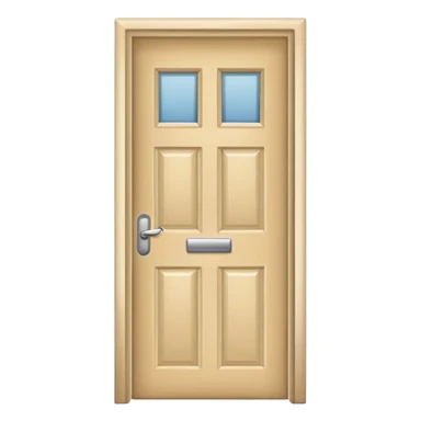 Beige Hotel room door sticker