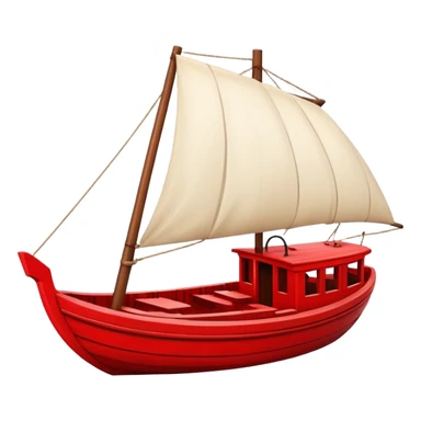boat in The Life of Pi red  sticker