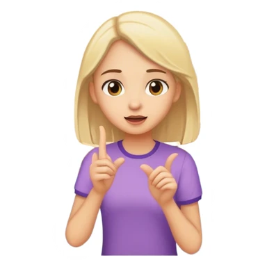 Girl talking in her roomm sticker