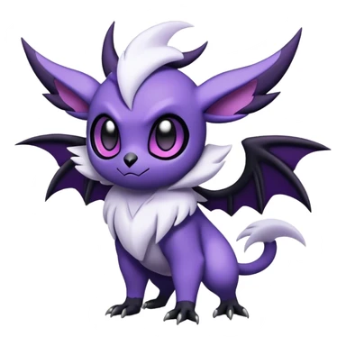 Edgy Cool Cute Kawaii Noibat-Absol-Pokemon Full Body sticker
