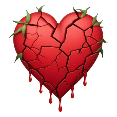 Put The 💔 Emoji And 🥀 Emoji Together In One Image sticker