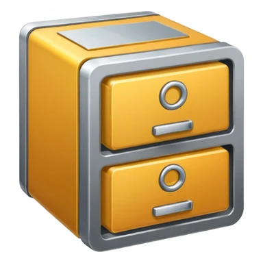 mac os compression archive icon, mechanical press sticker
