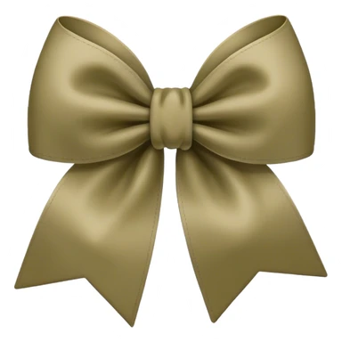 F03A1F khaki bow sticker
