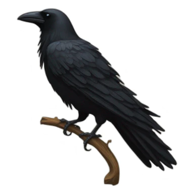 godly crow ritual sticker
