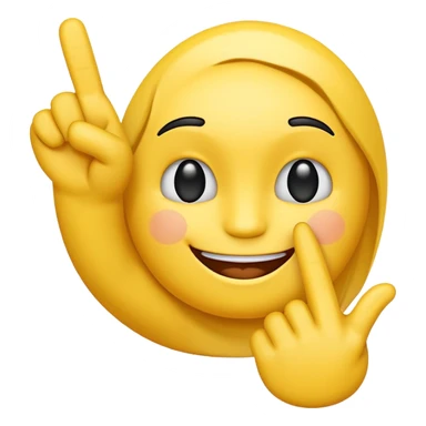A smily face emoji putting his middle finger up sticker