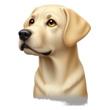 light labrador  sticker