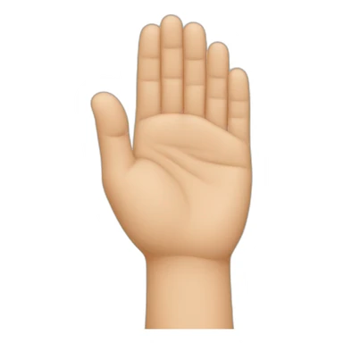 hand pat on the head sticker