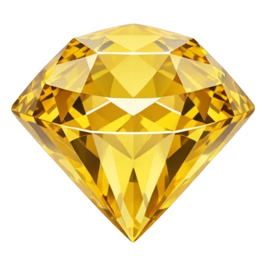 make a soft yellow diamond shape icon emoji sticker