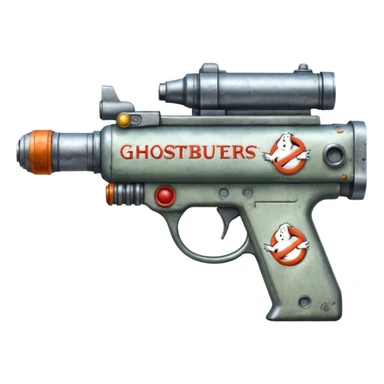 gun Ghostbusters emodji sticker