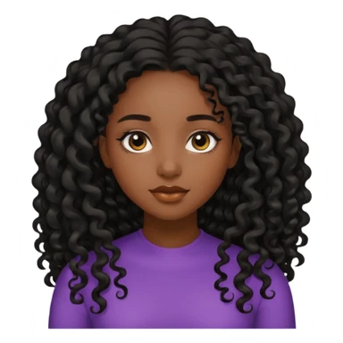 Black girl aesthetic sticker