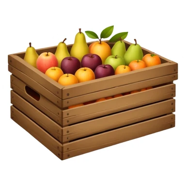 a fruit box empty sticker