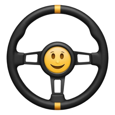 volante de auto  sticker