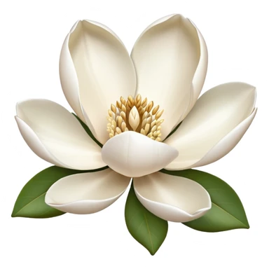 Magnolia flower sticker