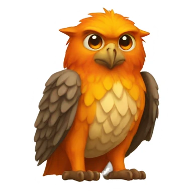 Gryffon with orange sticker