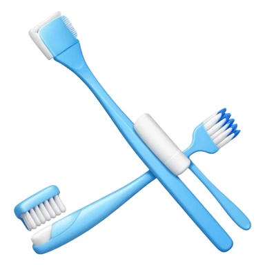 toothpaste and toothbrush sticker