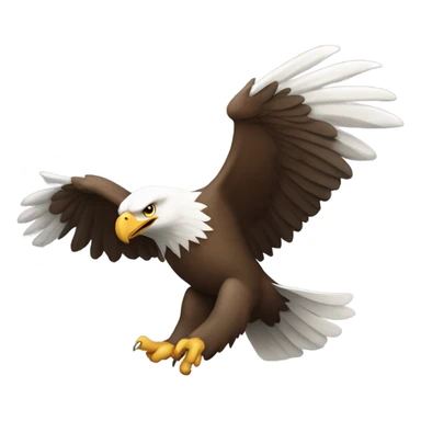 And Eagle going after an arrow head sticker