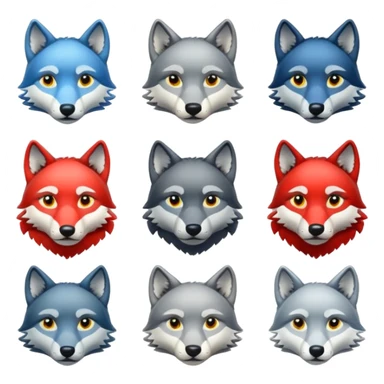 kick platformu için 13 adet abonelik rozeti oluşturur musun kurt motifli sticker