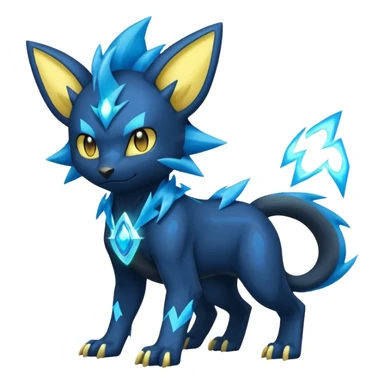 Electric Tynamo-Manectric-Shinx-Luxray-Electrike-Pokémon-Fakémon-fusion sticker
