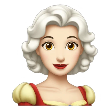 Blanche neige sticker