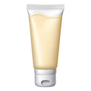 Cream in white tube sticker