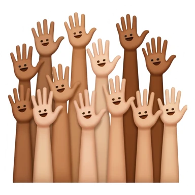 Hand Emojis of gang sings sticker