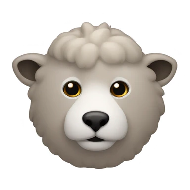 żyrafa pchająca kamień sticker