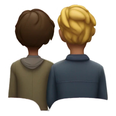 Couple watch a romantic film sticker