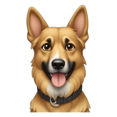 Altdeutsh schaferhund schwartz sticker