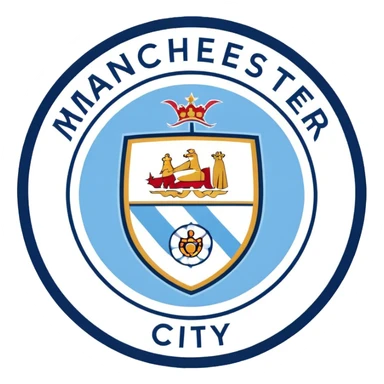 Manchester City logo sticker