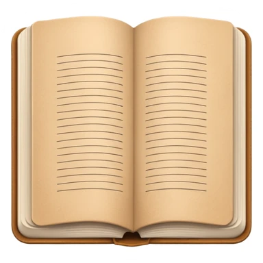 a journal book beige  sticker