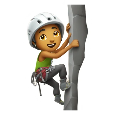 Rock climbing sticker