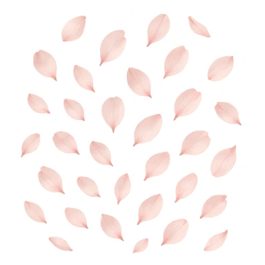 falling sakura petals sticker